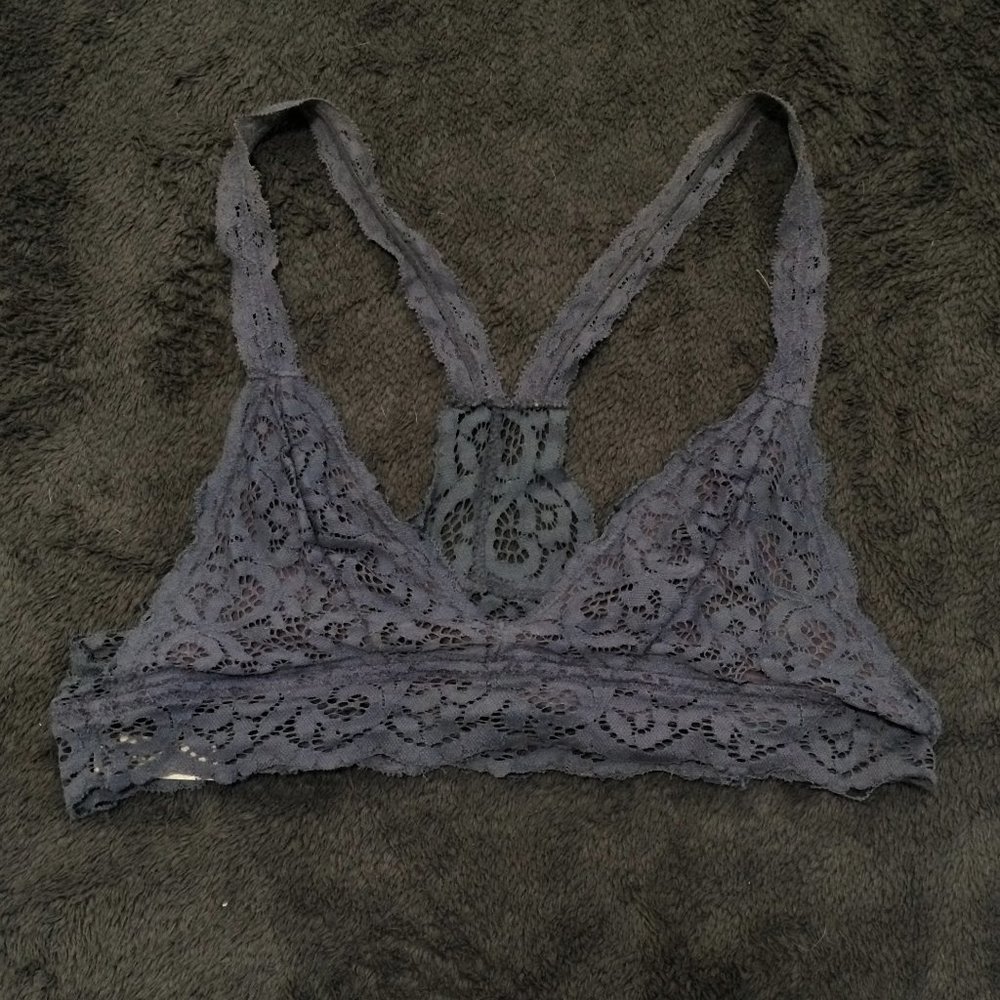 Smoky Purple Lace Bralette
